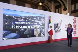 Sheinbaum destina 20 mil mdp al saneamiento de ríos