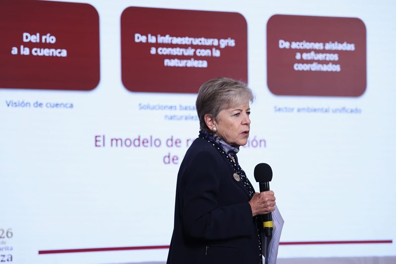 Sheinbaum destina 20 mil mdp al saneamiento de ríos