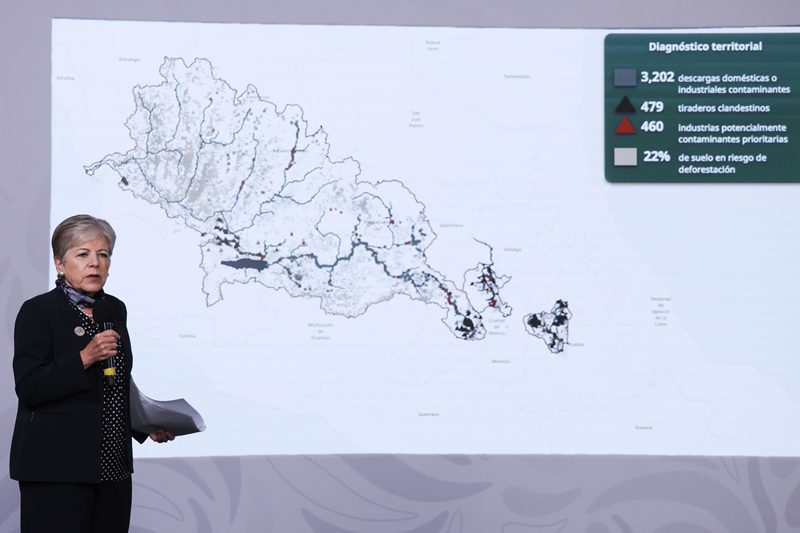 Sheinbaum destina 20 mil mdp al saneamiento de ríos