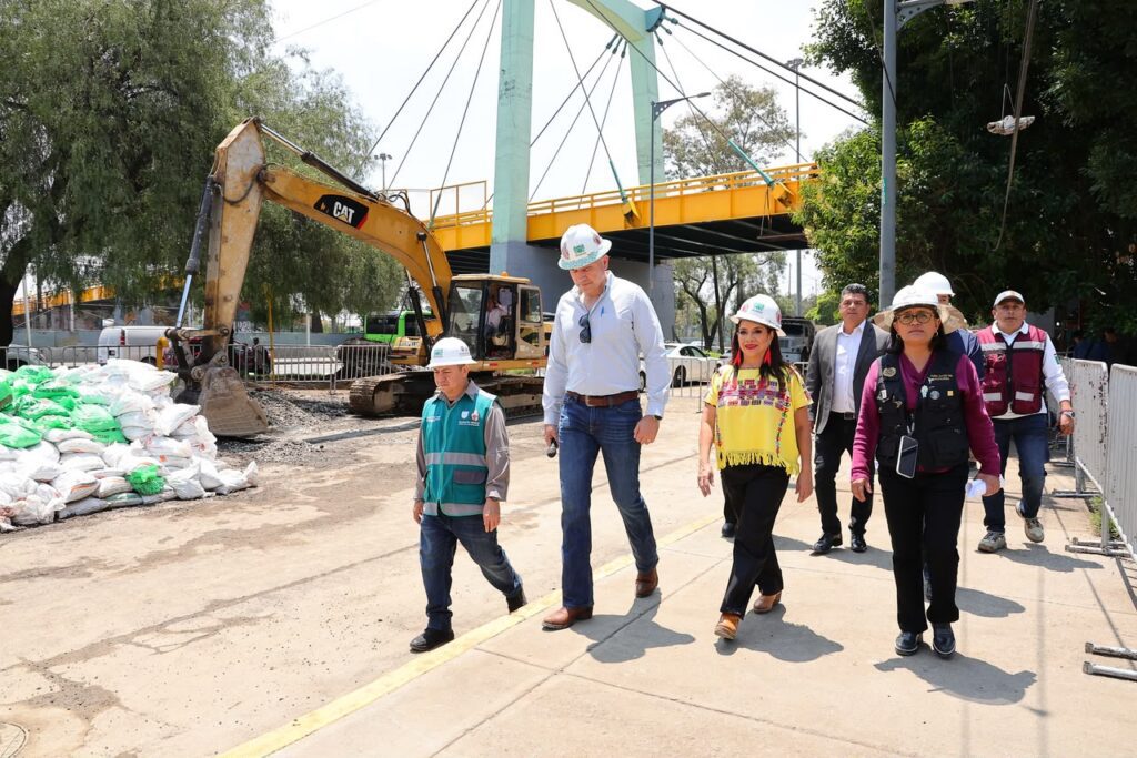 Brugada acelera obras contra inundaciones en Iztapalapa