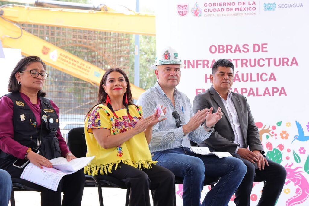 Brugada acelera obras contra inundaciones en Iztapalapa
