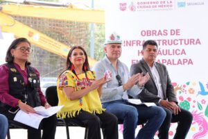 Brugada acelera obras contra inundaciones en Iztapalapa