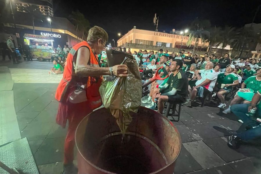 Mega Limpiatón fortalece cultura ambiental en el Mundial