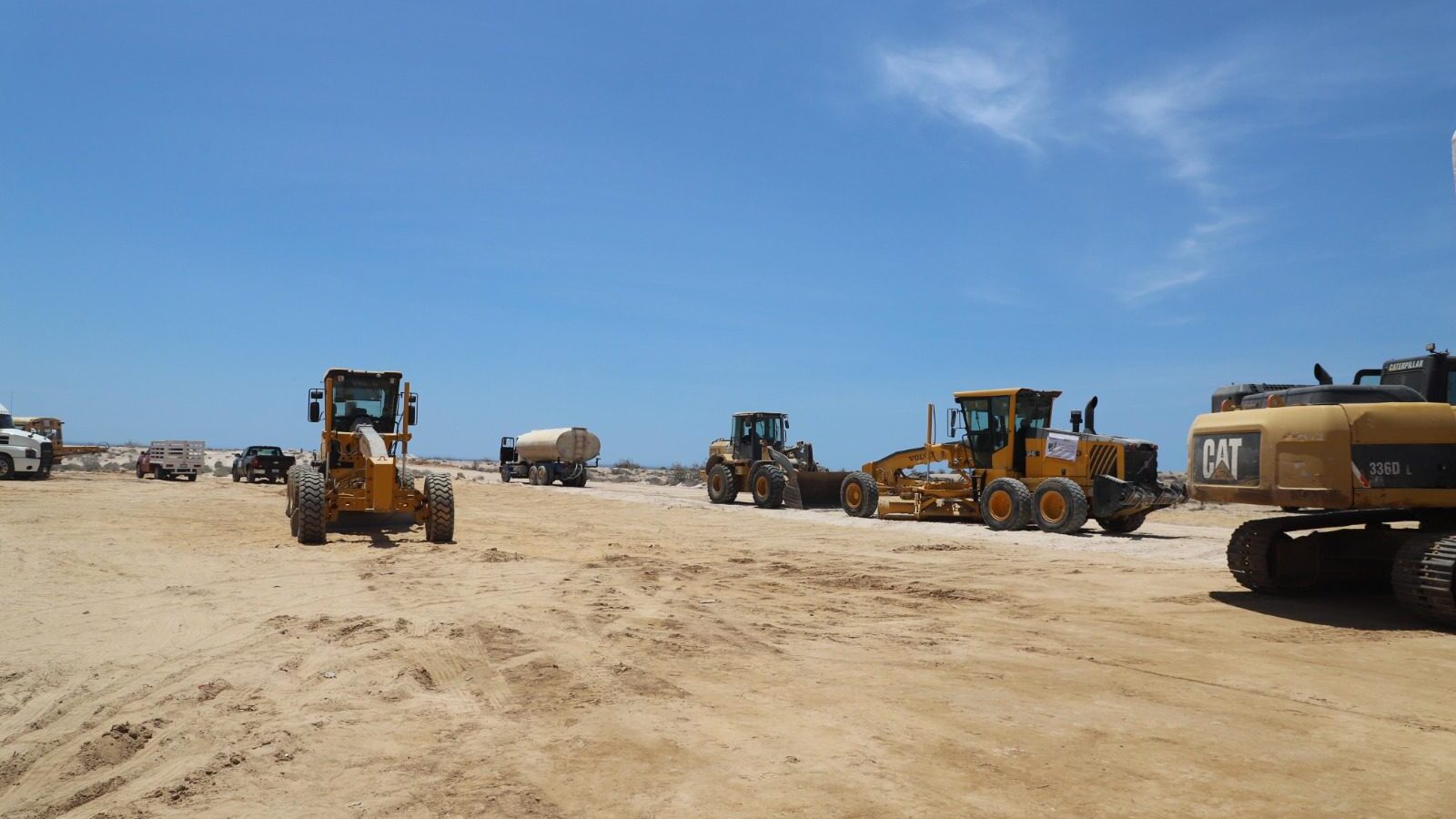 Inician modernización carretera en Mulegé, Baja California