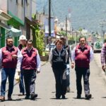 Supervisa Delfina Gómez reconstrucción de vía México-Tenango
