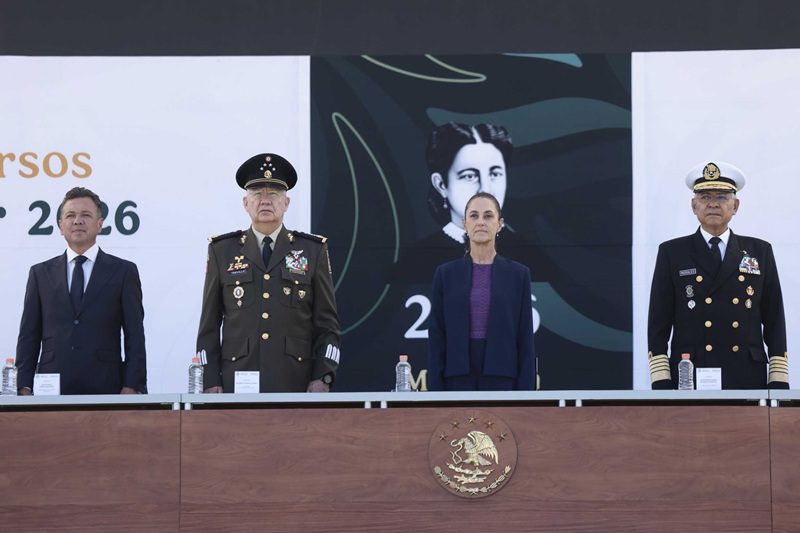 Sheinbaum encabeza clausura y apertura del Sistema Educativo Militar