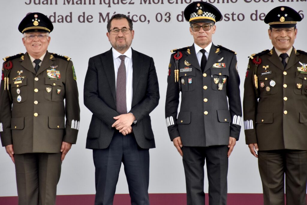 Juan Manríquez asume mando de Guardia Nacional en CDMX