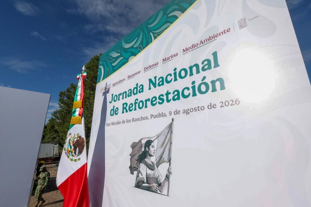 Sheinbaum arranca Jornada Nacional de Reforestación.