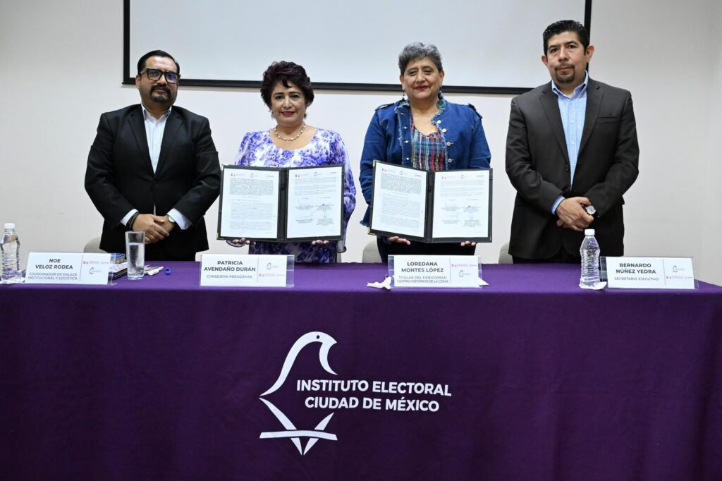 IECM y Fideicomiso unen esfuerzos por la democracia