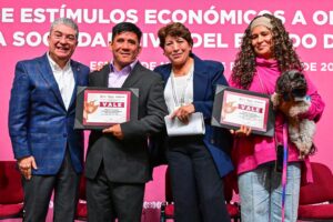 Delfina Gómez fortalece a organizaciones sociales