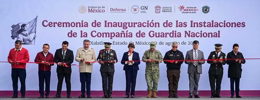 Delfina Gómez fortalece seguridad con base de la GN