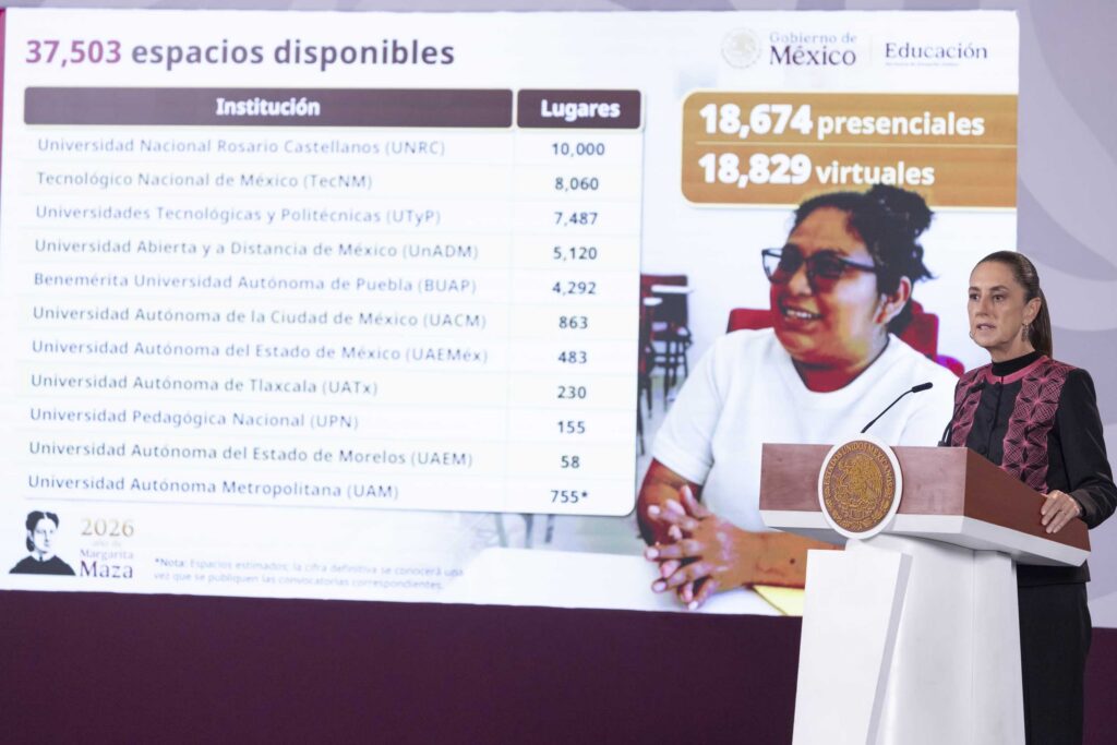 Sheinbaum destaca 103 reformas en dos años de gobierno