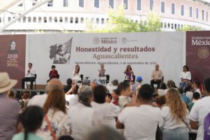 Sheinbaum destaca inversión de 9 mil mdp en Aguascalientes