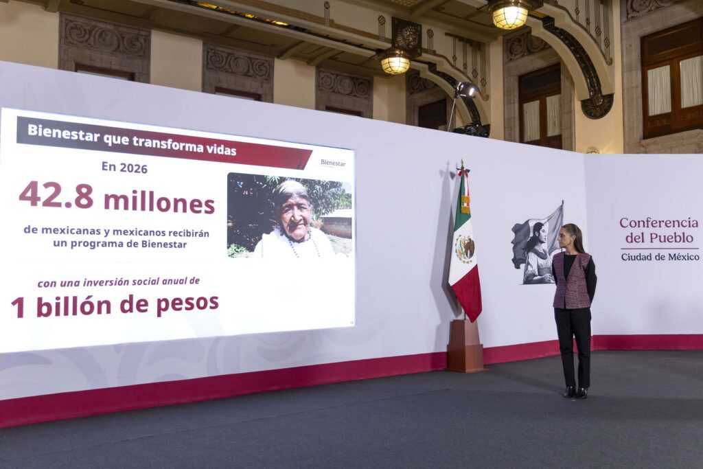 Programas del Bienestar impulsan economía: Sheinbaum