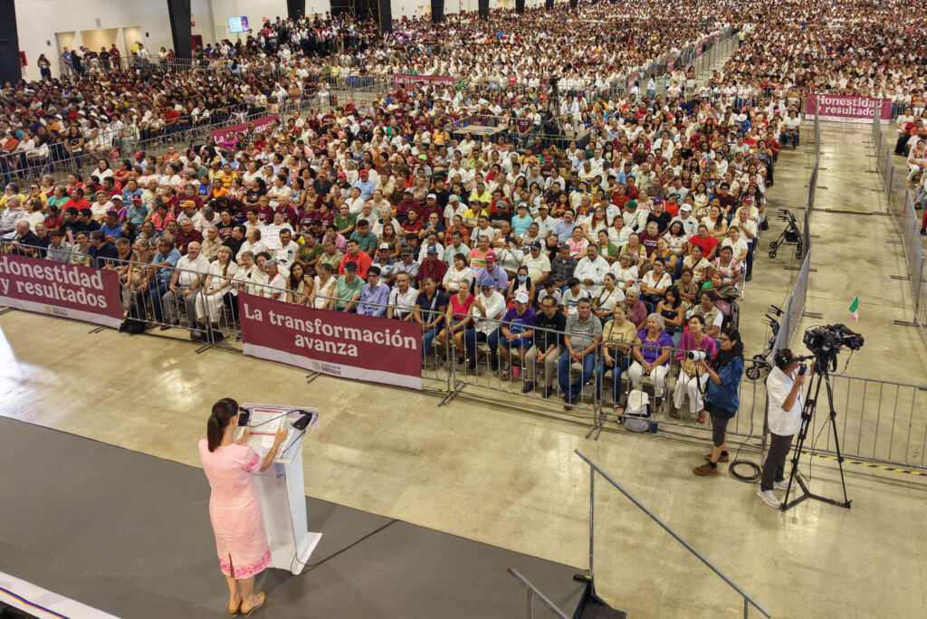 Sheinbaum destaca apoyos y obras en Yucatán