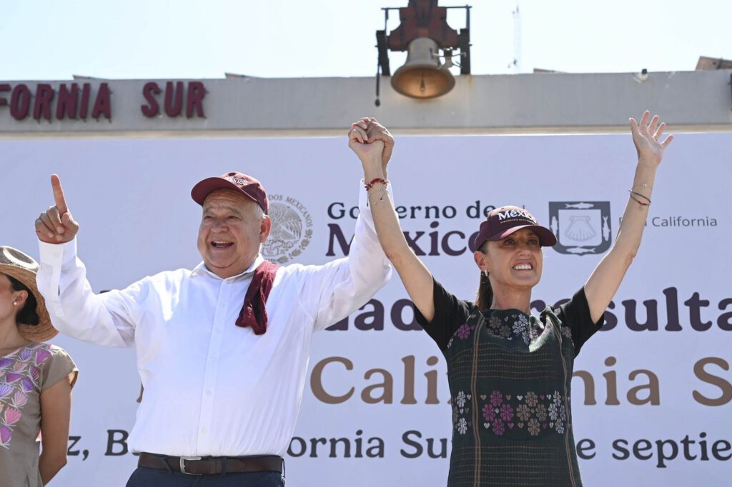 Sheinbaum reivindica soberanía desde La Paz