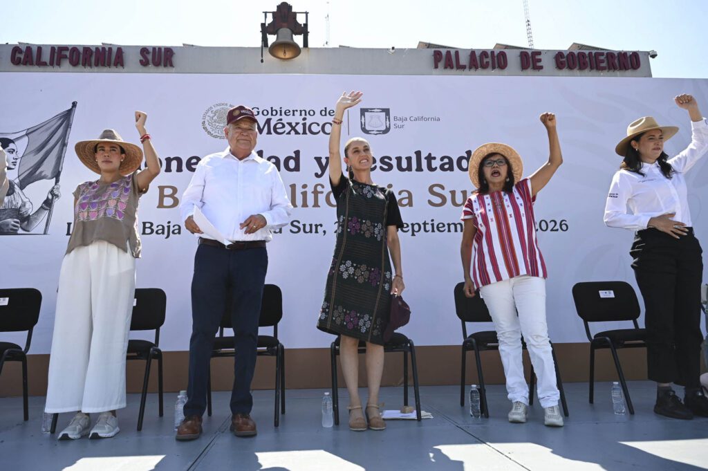 Sheinbaum reivindica soberanía desde La Paz
