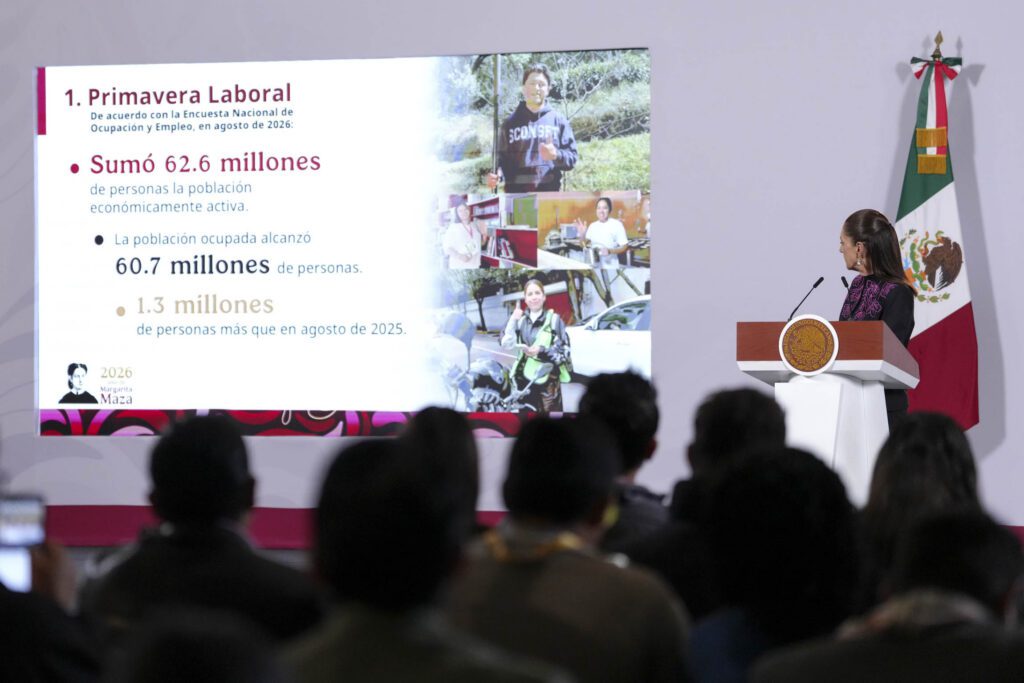 México suma 1.3 millones de empleos en un año