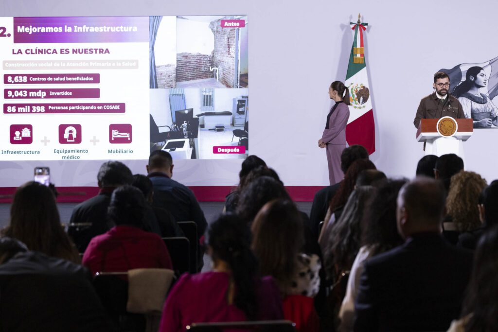Sheinbaum destaca expansión histórica del sistema de salud