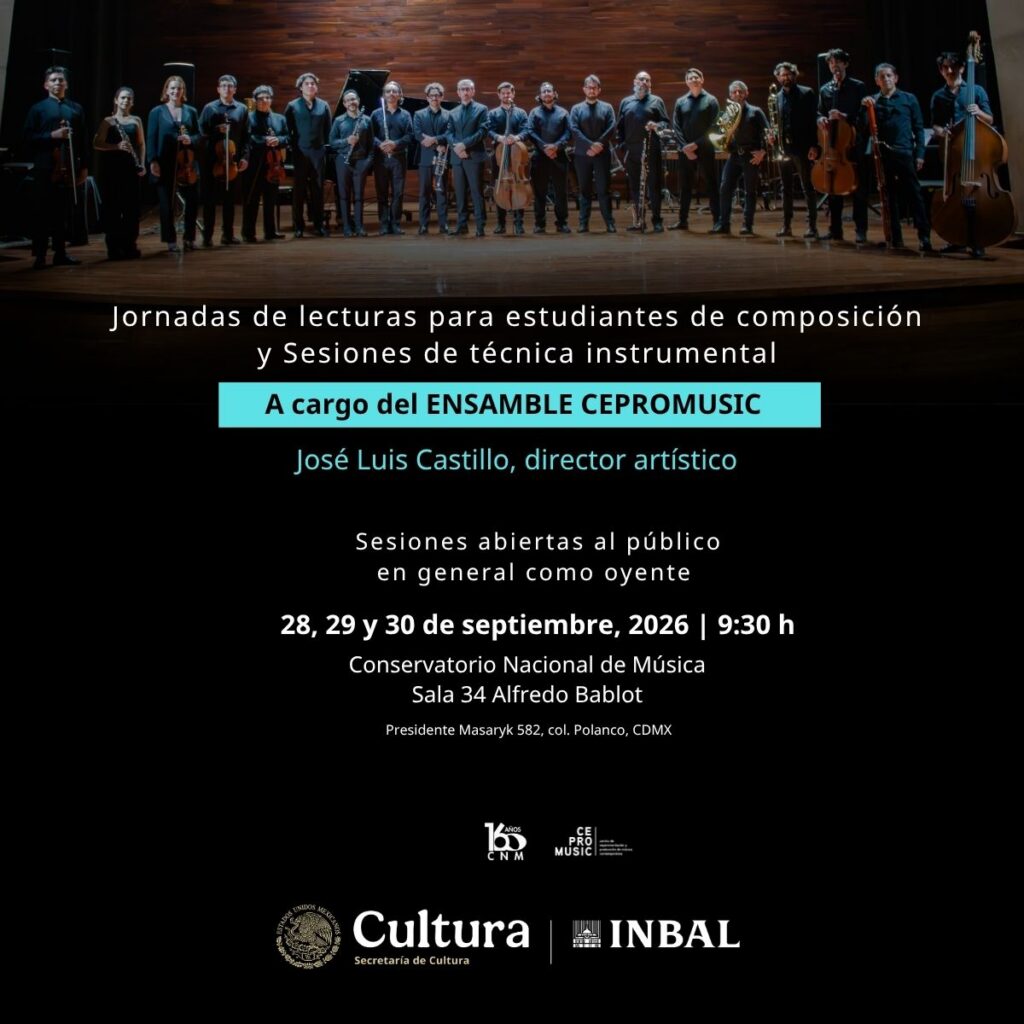 CNM y CEPROMUSIC impulsan formación de compositores