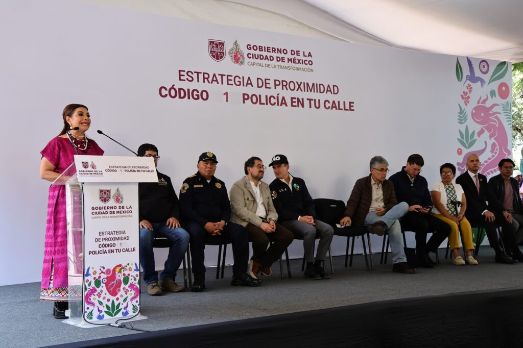 Código 1 lleva la policía a las calles de CDMX