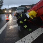 Accidente vehicular deja dos personas lesionadas en la alcaldía Álvaro Obregón