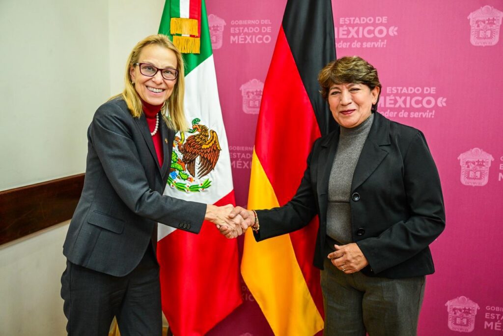 Delfina Gómez fortalece cooperación con Alemania