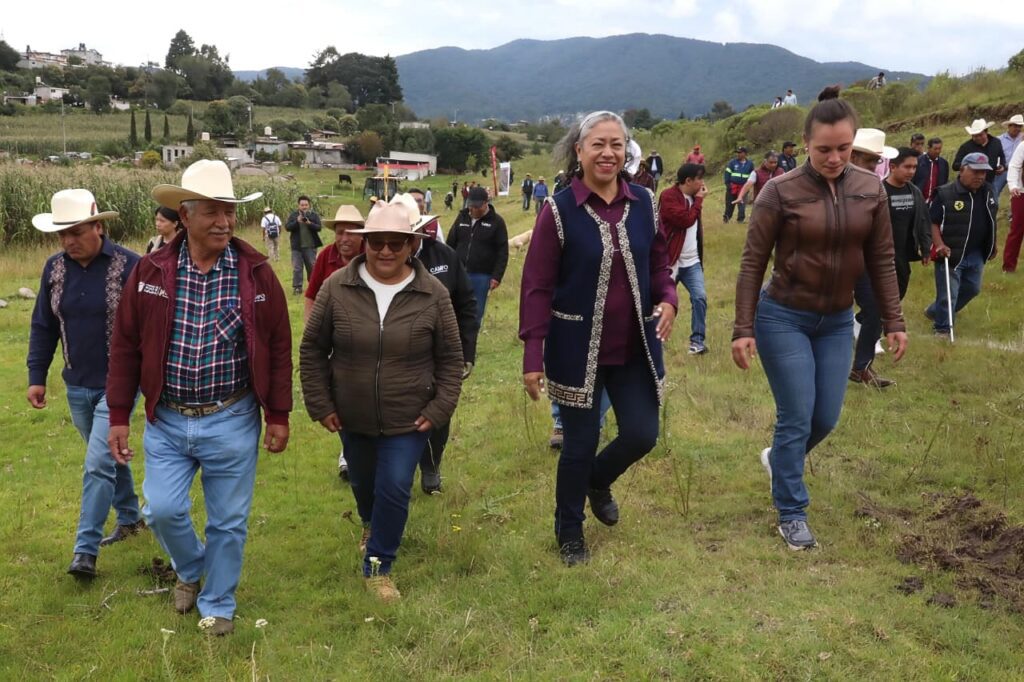 Modernizan unidad de riego en Chapa de Mota