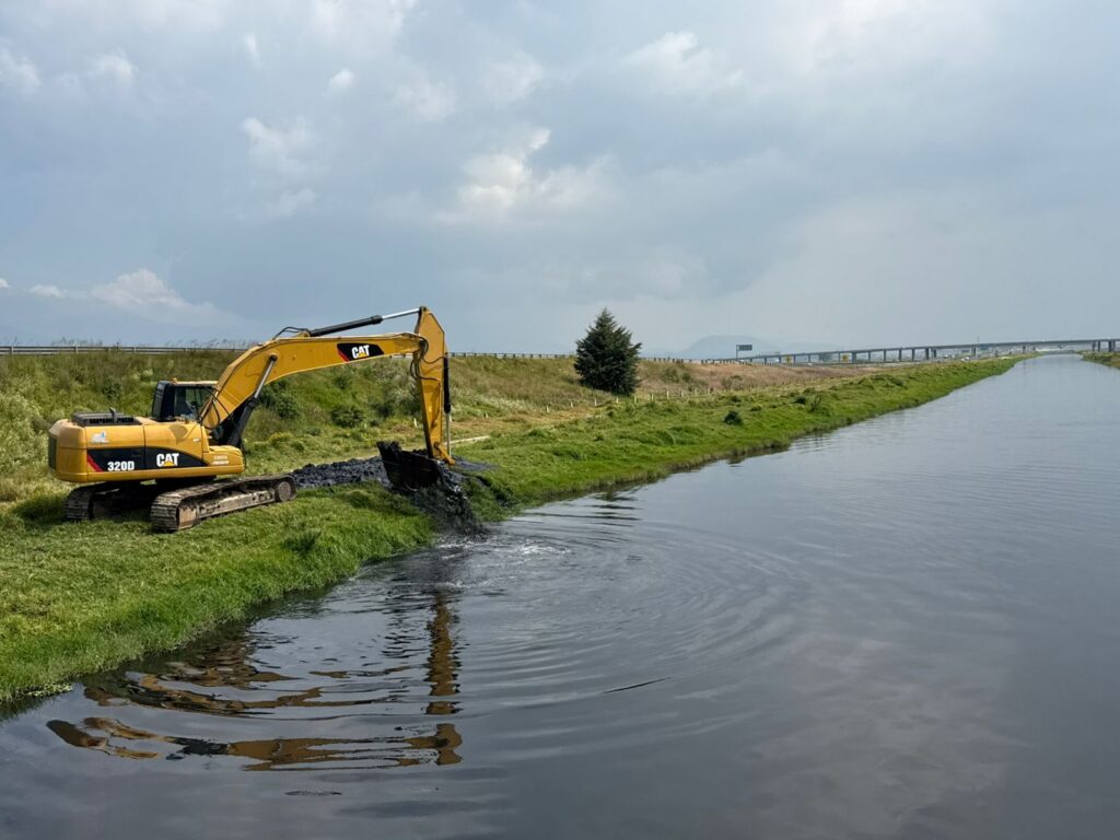 Avanza saneamiento del Río Lerma en el Valle de Toluca
