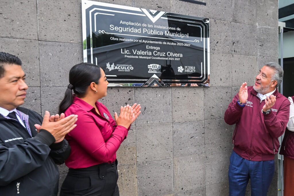 Amplían instalaciones de seguridad pública en Aculco