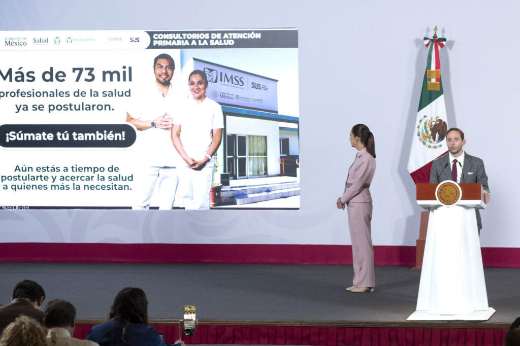 Sheinbaum anuncia apertura de 12 mil 750 consultorios en 2027