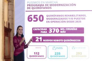 Sheinbaum reporta avances en el sistema de salud