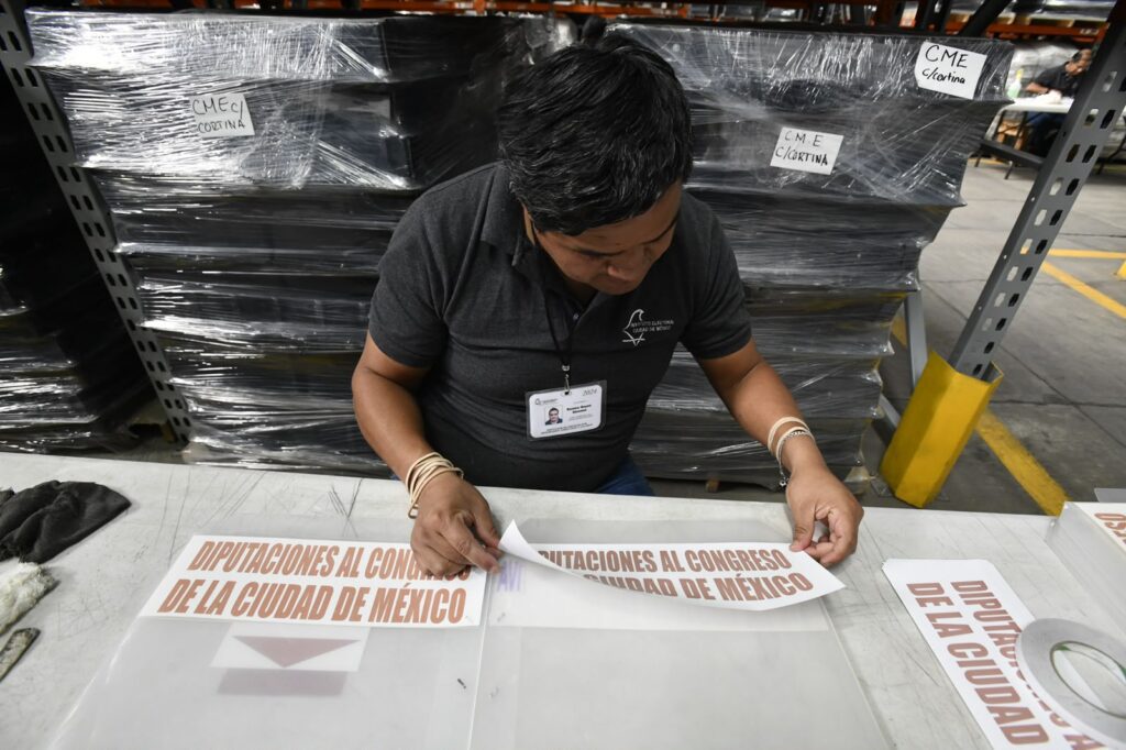 IECM reporta 97% de avance en materiales electorales