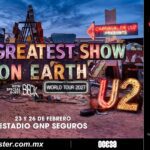 U2 ANUNCIA CARNAVAL DE LUZ Y PRESENTA: THE GREATEST SHOW ON EARTH WORLD TOUR 2027