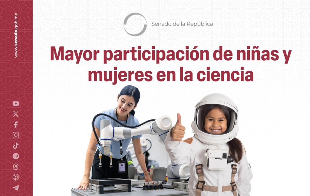 Senado impulsa la participación femenina en la ciencia