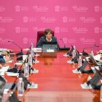 Delfina Gómez revisa plan de vivienda en Edoméx